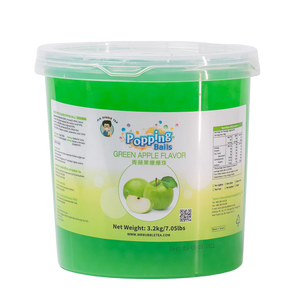 [HAPPY CUP PRODUCT] Green Apple Flavour Popping Balls (3.2kg)