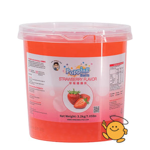 [HAPPY CUP PRODUCT] Strawberry Flavour Popping Balls (3.2kg)
